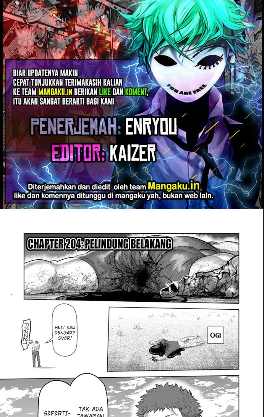 Kengan Omega Bab 204 halaman 1