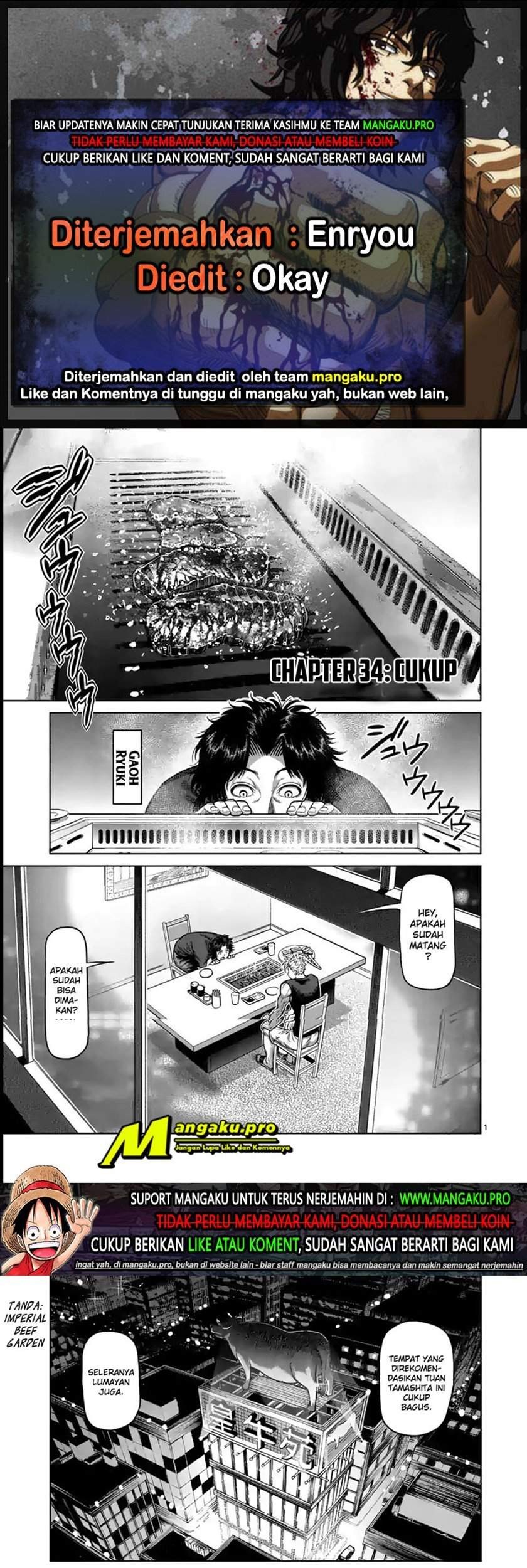 Kengan Omega chapter 34 halaman 1