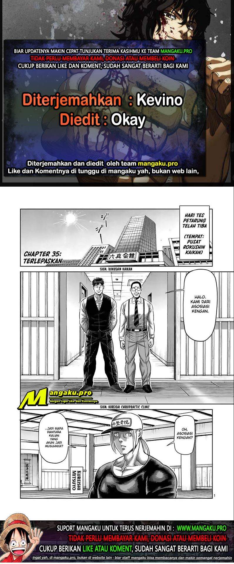 Kengan Omega chapter 35 halaman 1