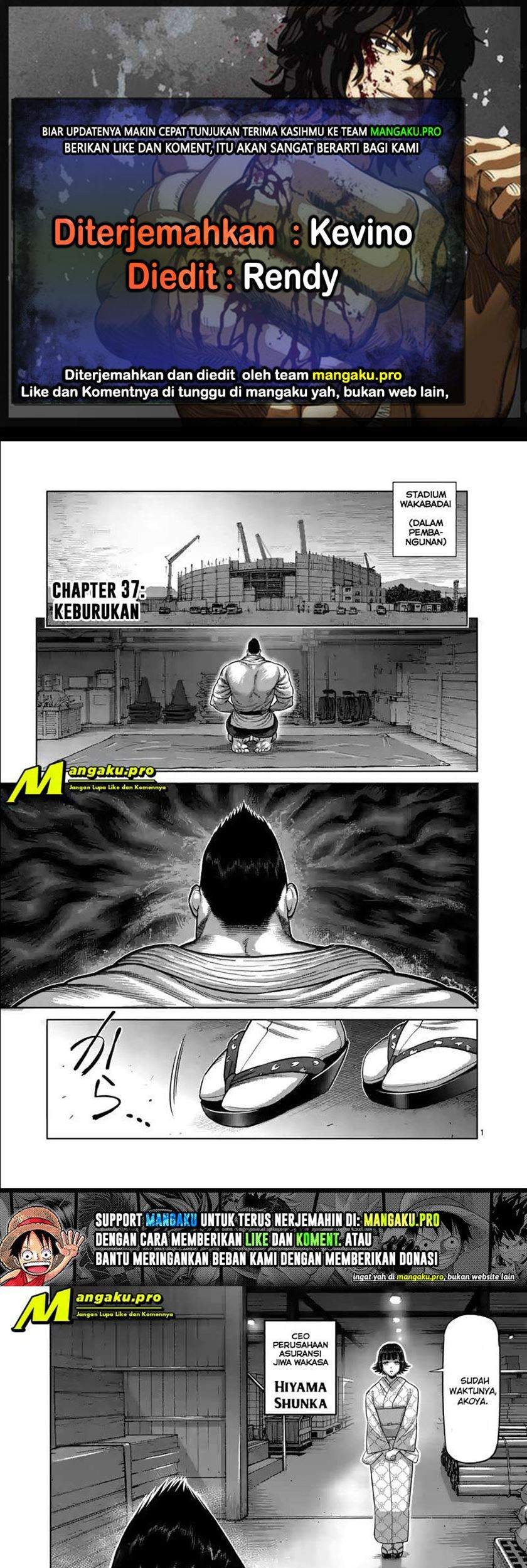 Kengan Omega chapter 37 halaman 1