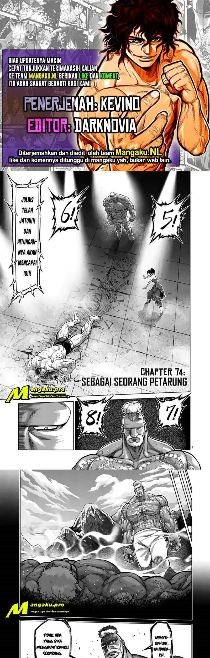 Kengan Omega chapter 74 halaman 1