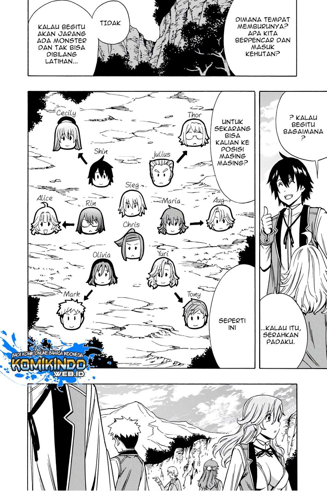Kenja no Mago chapter 35 halaman 18