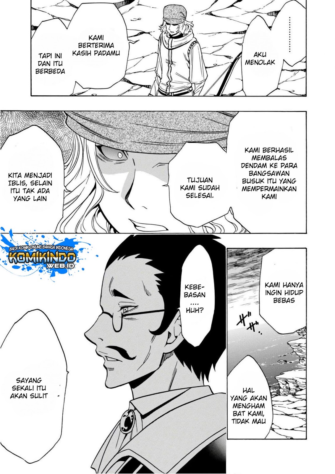 Kenja no Mago Bab 37 halaman 44