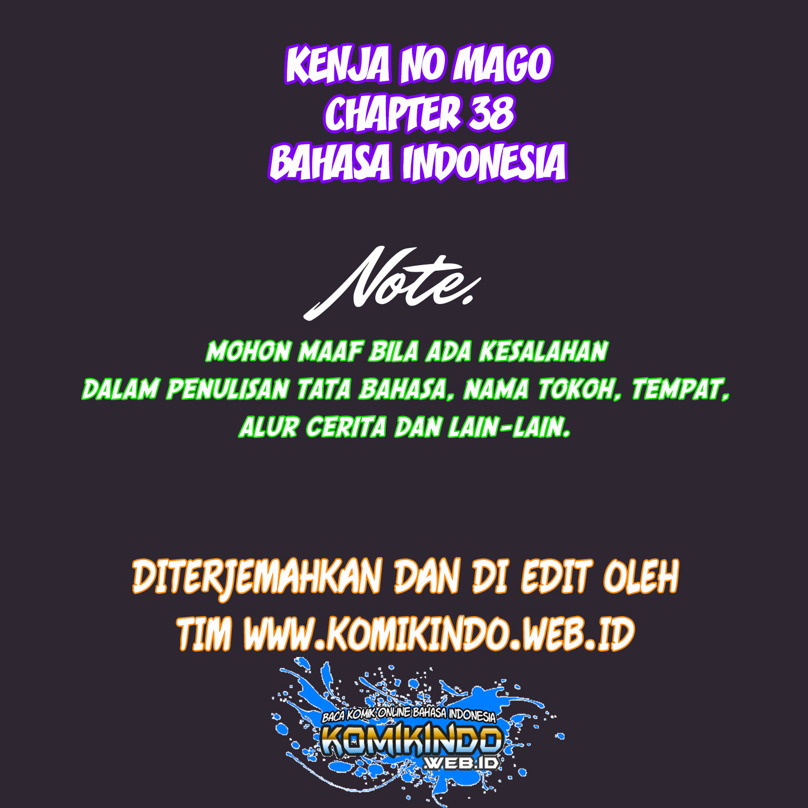 Kenja no Mago chapter 38 halaman 2