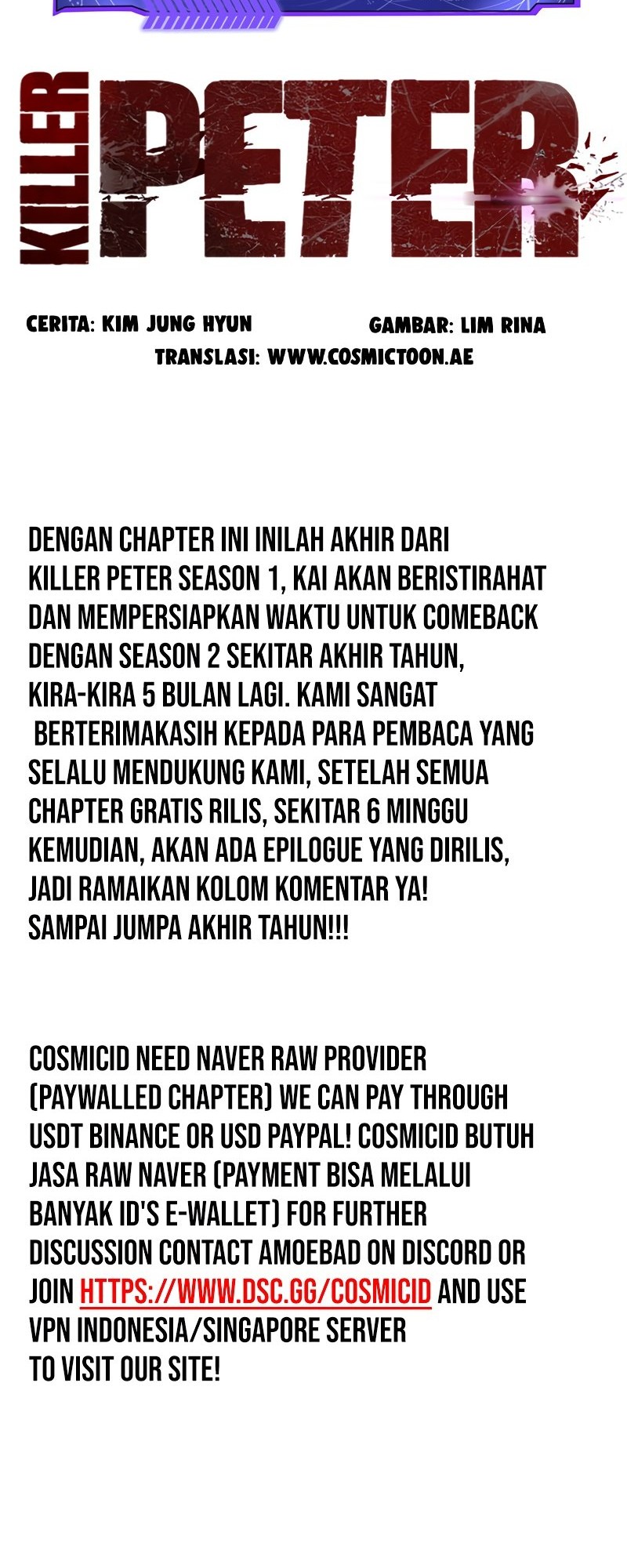 Killer Peter Bab 104 halaman 167