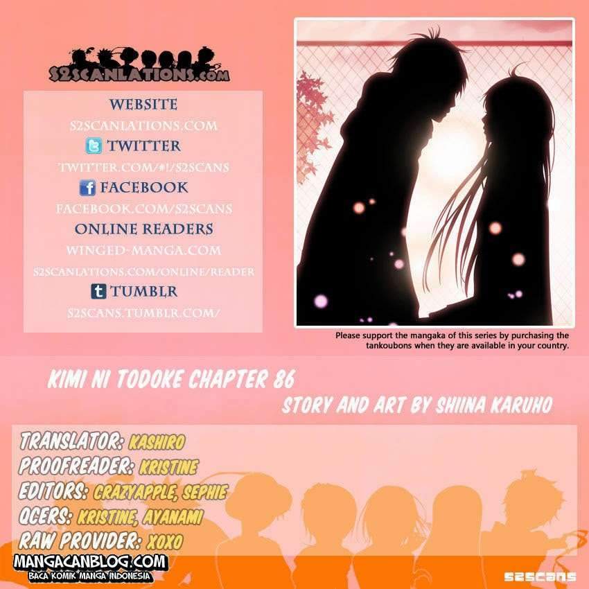 Kimi ni Todoke Bab 86 halaman 1