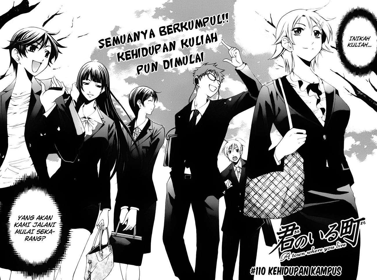 Kimi no Iru Machi chapter 110 halaman 2