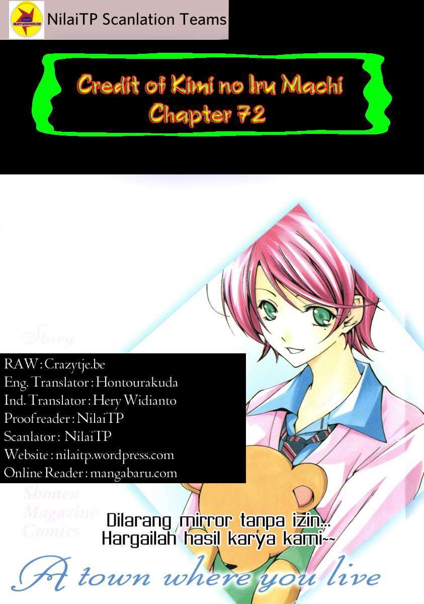 Kimi no Iru Machi Bab 72 halaman 19