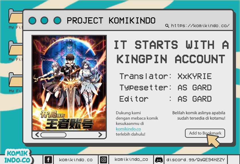 King Account At The Start chapter 08 halaman 1