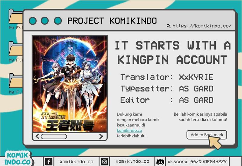 King Account At The Start chapter 21 halaman 1