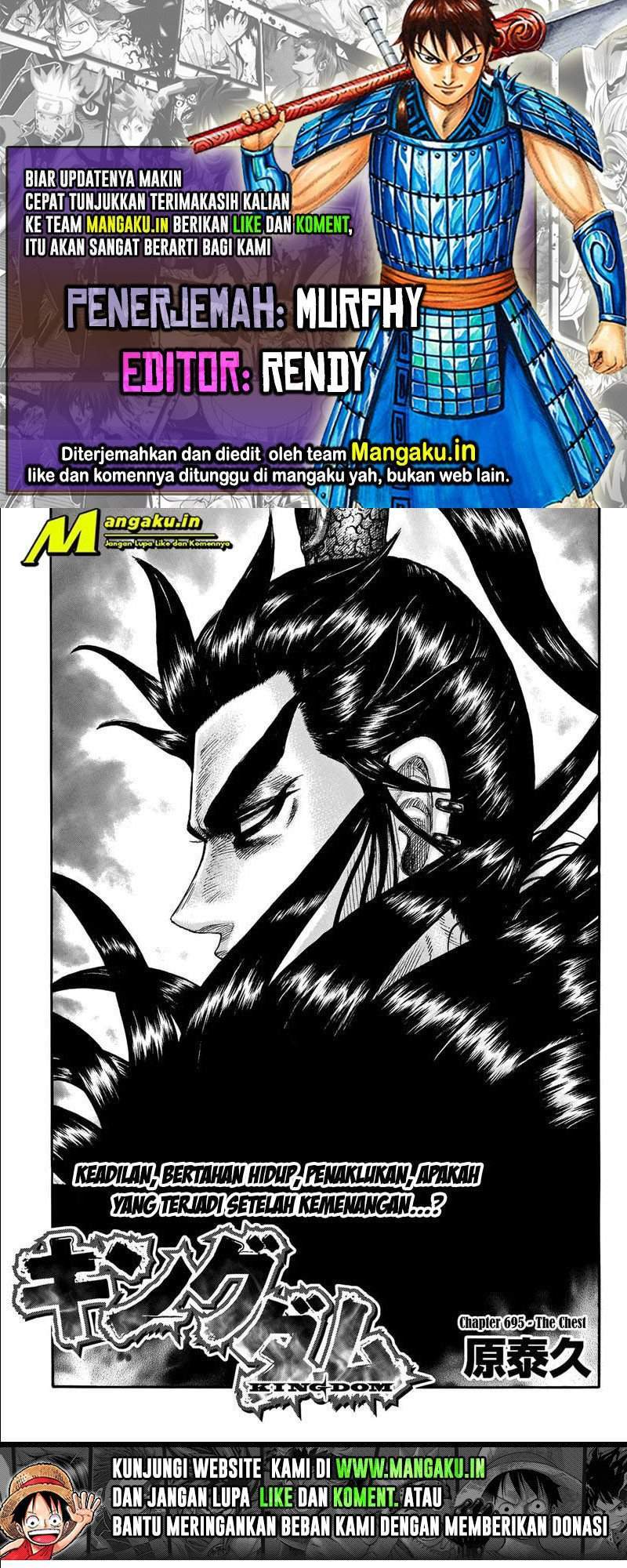 Kingdom Bab 695 halaman 1