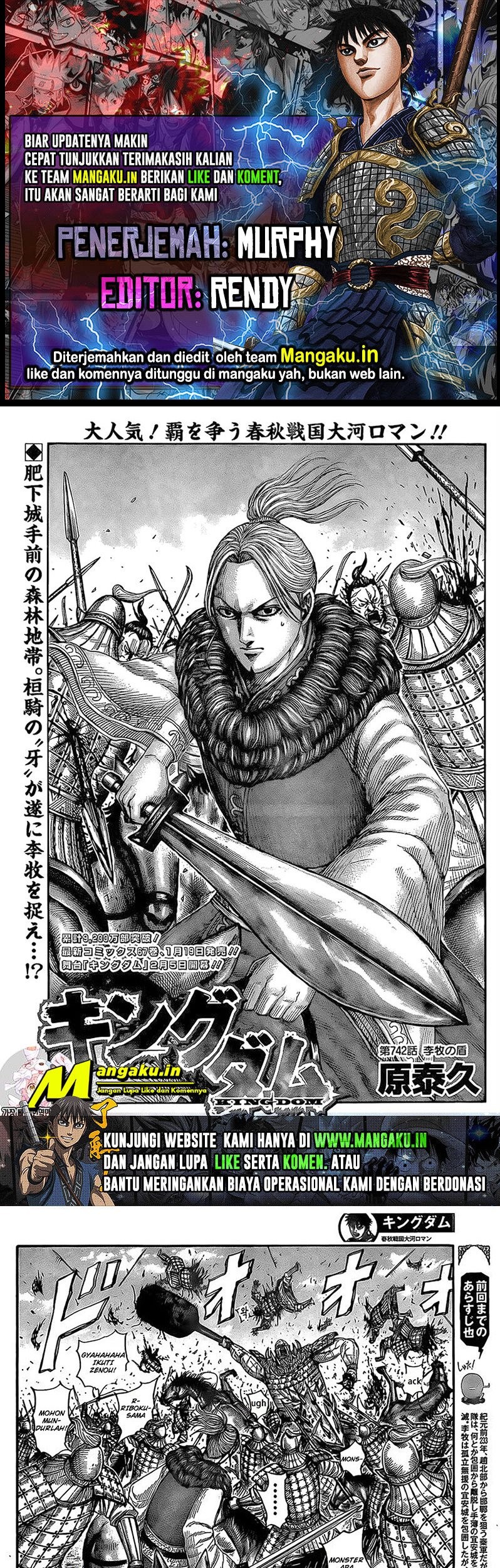 Kingdom Bab 742 halaman 1