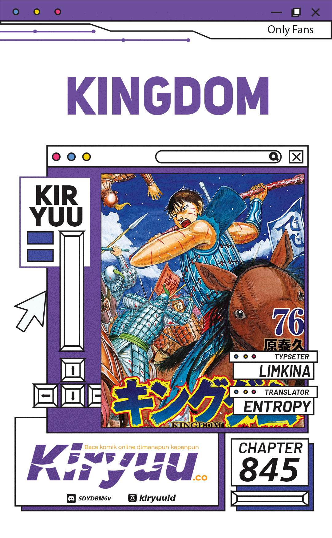 Kingdom Bab 845 halaman 1