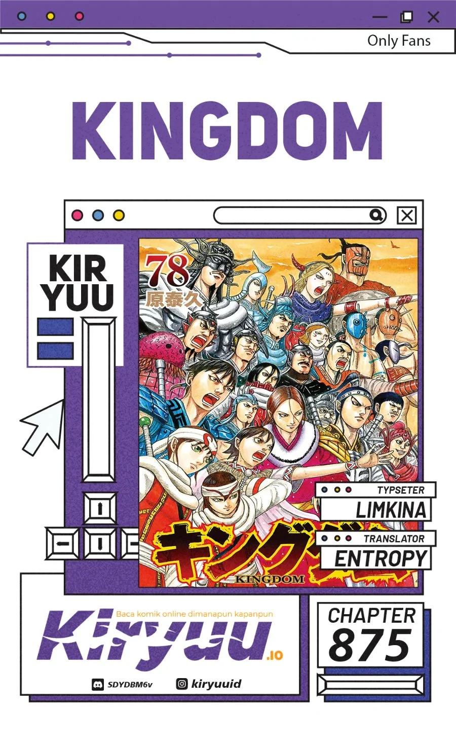 Kingdom Bab 875 halaman 1