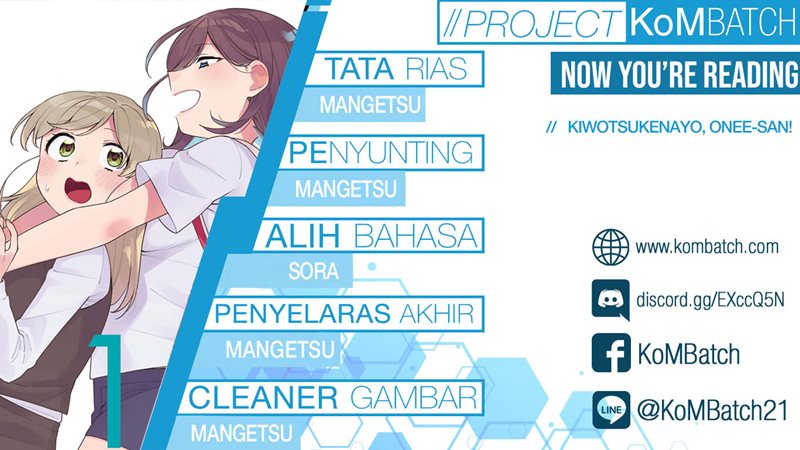 Kiotsukenayo, Onee-san chapter 02 halaman 1