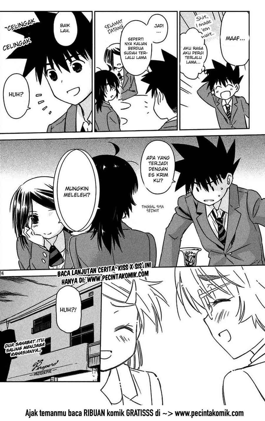 Kiss x Sis chapter 99 halaman 24