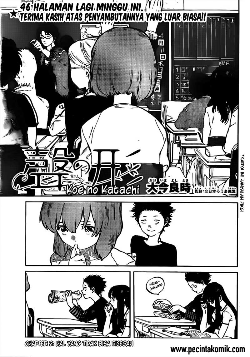 Koe no Katachi Bab 02 halaman 3