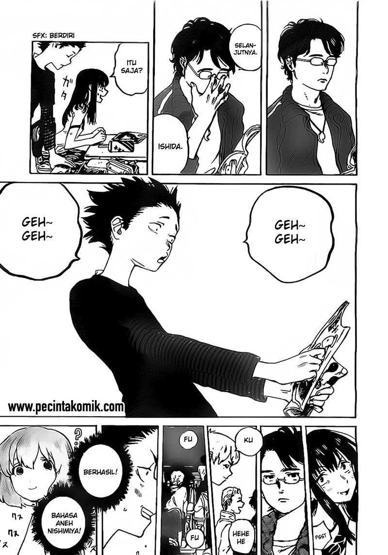 Koe no Katachi Bab 02 halaman 13