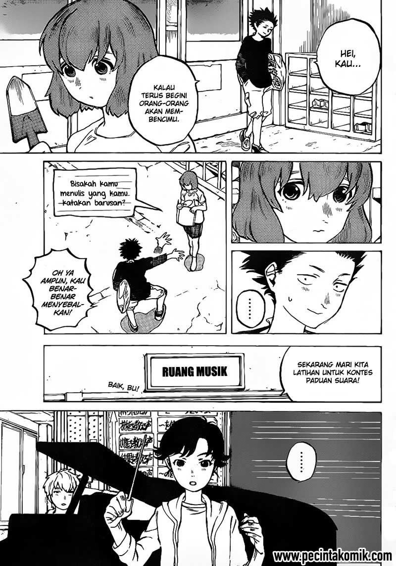 Koe no Katachi Bab 02 halaman 17