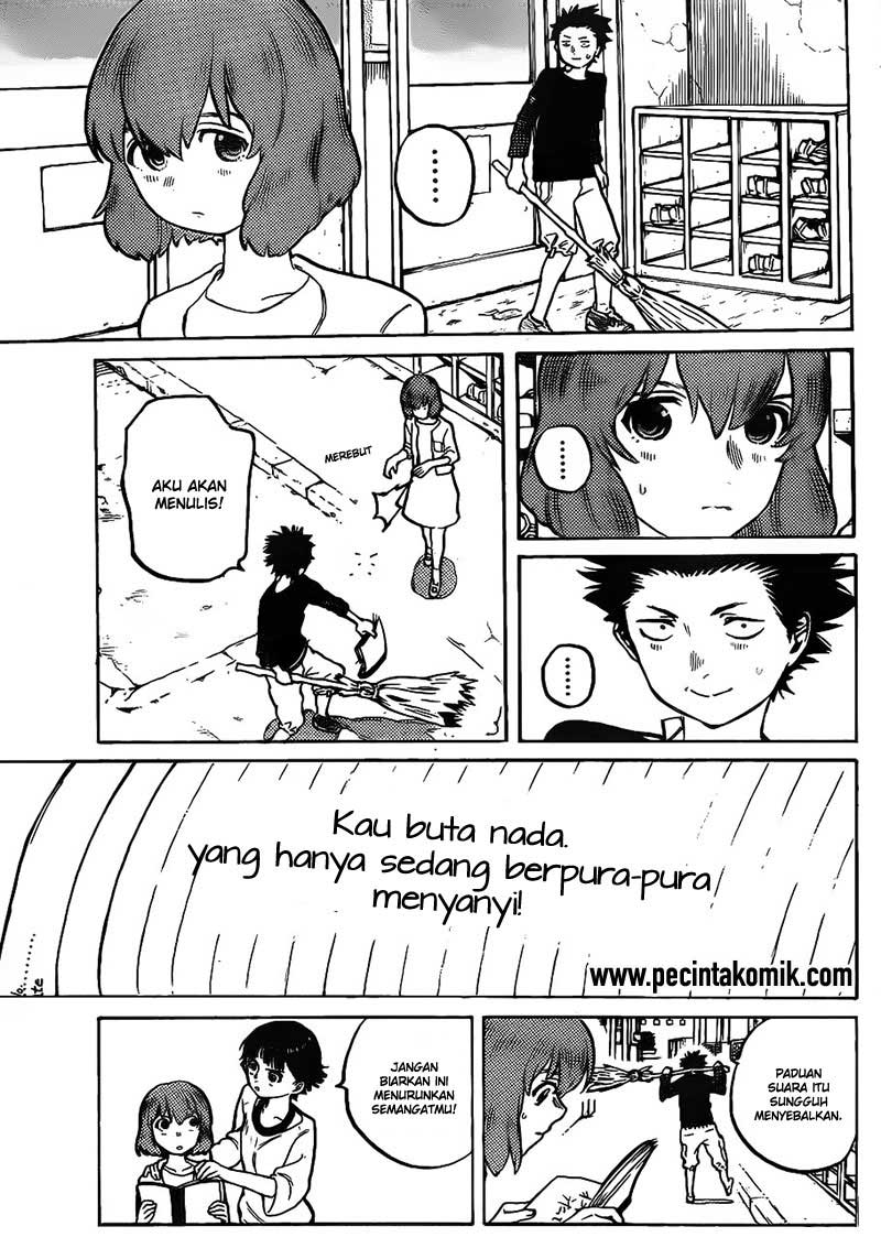 Koe no Katachi Bab 02 halaman 19