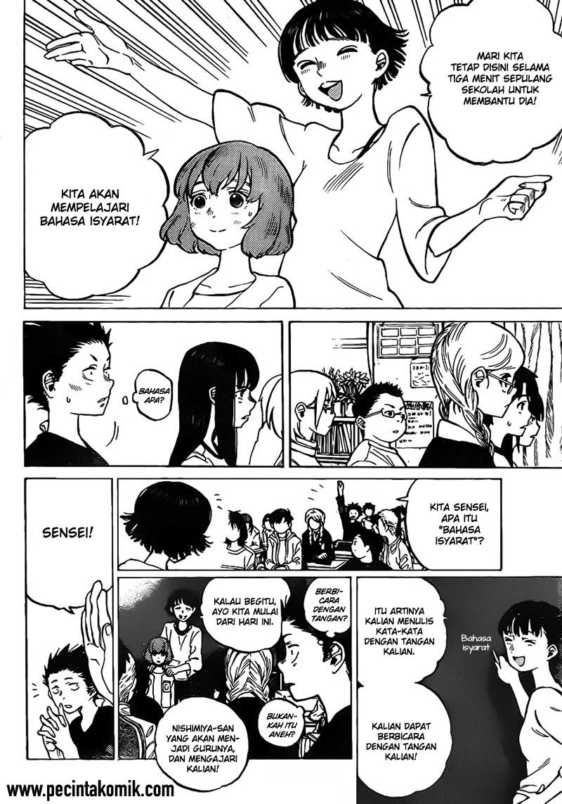 Koe no Katachi Bab 02 halaman 22
