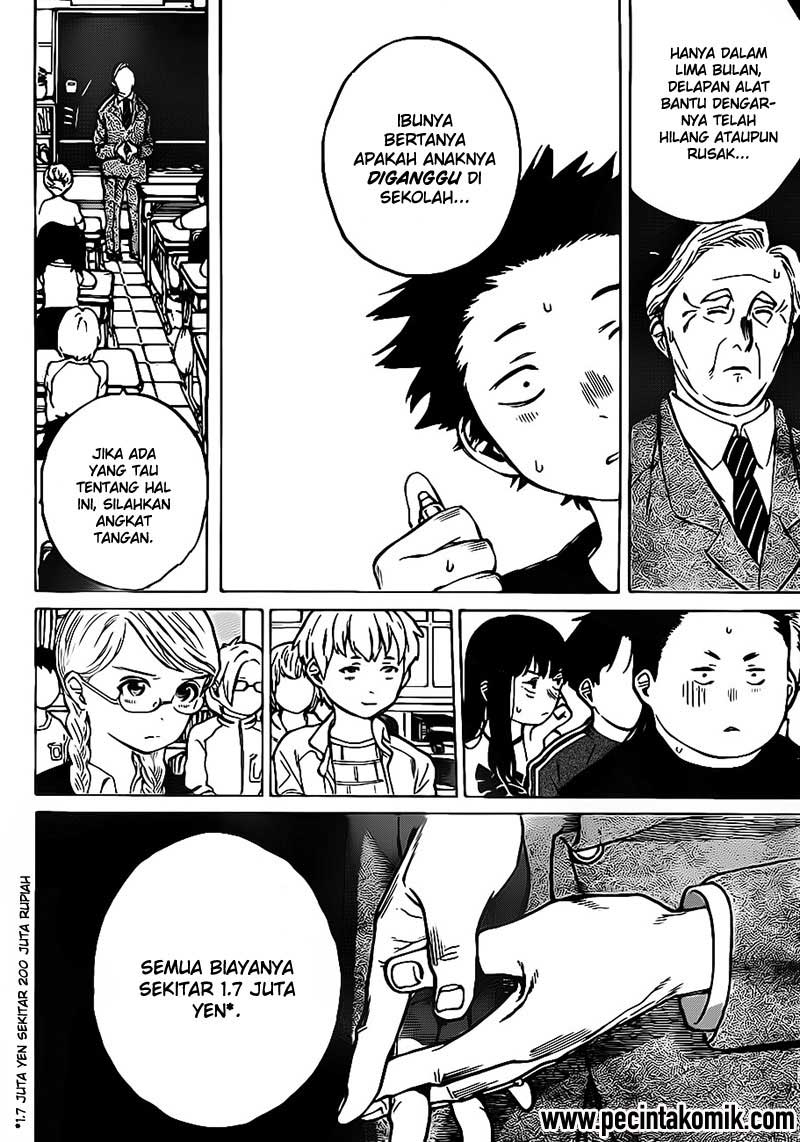 Koe no Katachi Bab 03 halaman 9