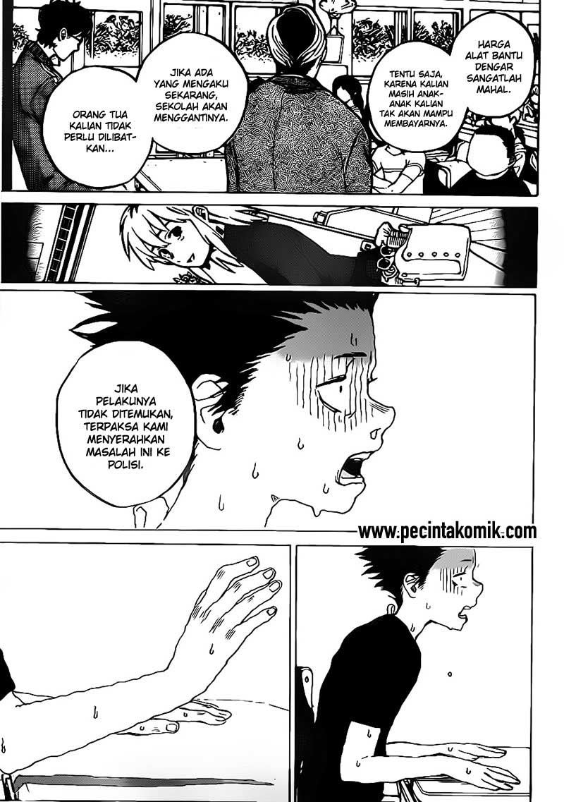 Koe no Katachi Bab 03 halaman 10