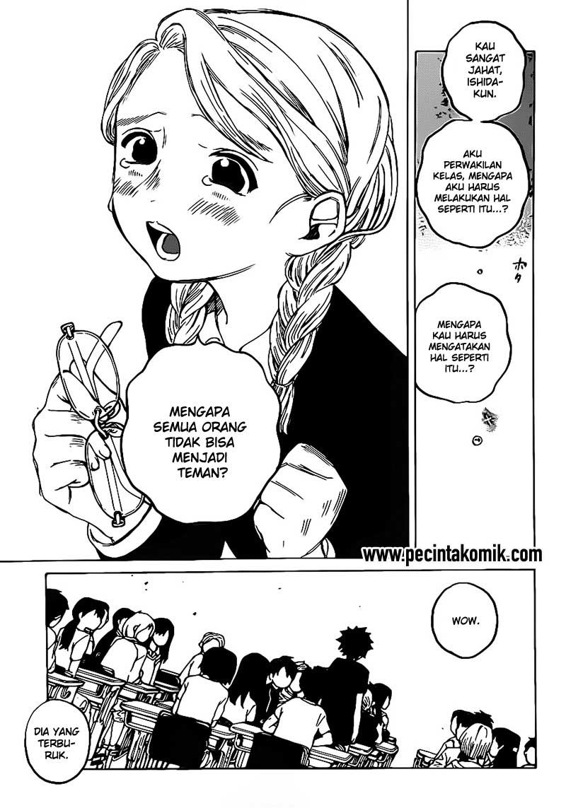 Koe no Katachi Bab 03 halaman 14