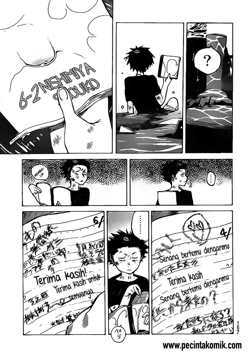 Koe no Katachi Bab 03 halaman 16