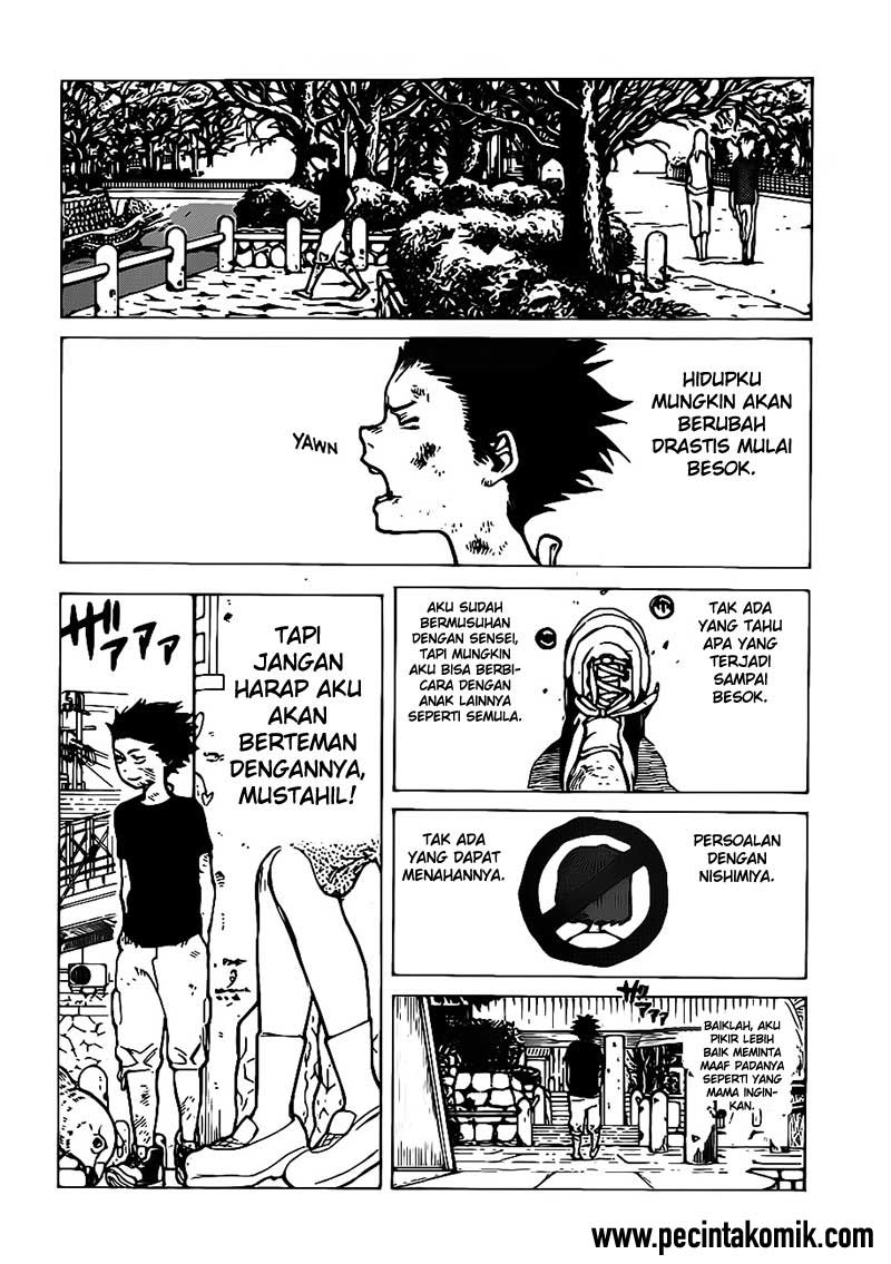 Koe no Katachi Bab 03 halaman 21