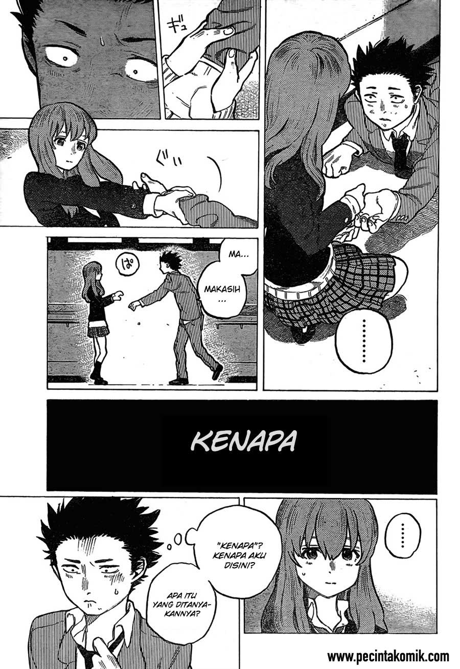 Koe no Katachi Bab 06 halaman 8