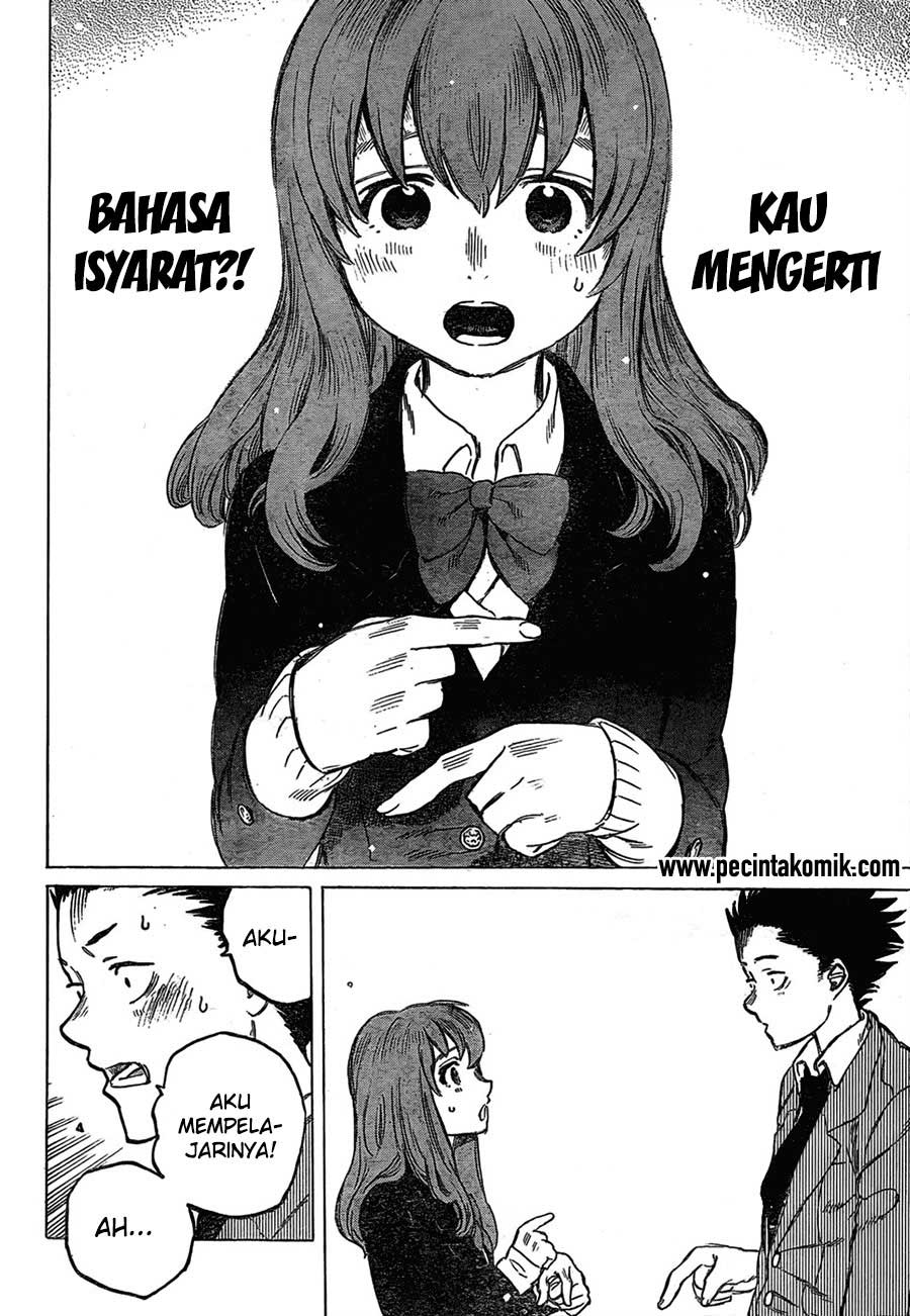Koe no Katachi Bab 06 halaman 11