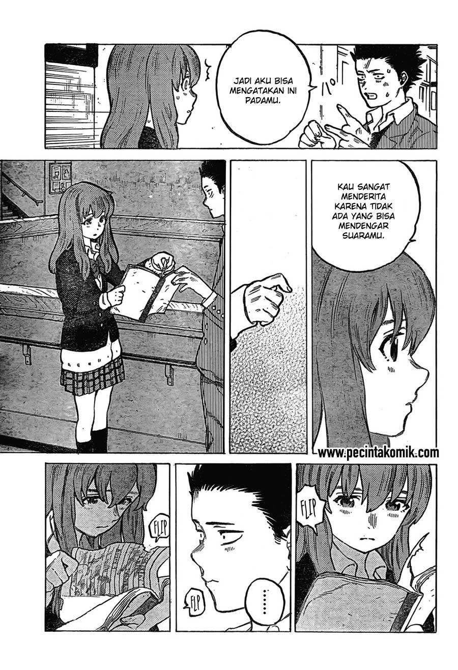 Koe no Katachi Bab 06 halaman 12