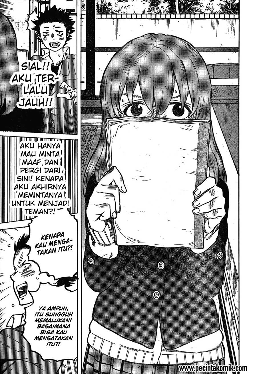 Koe no Katachi Bab 06 halaman 20