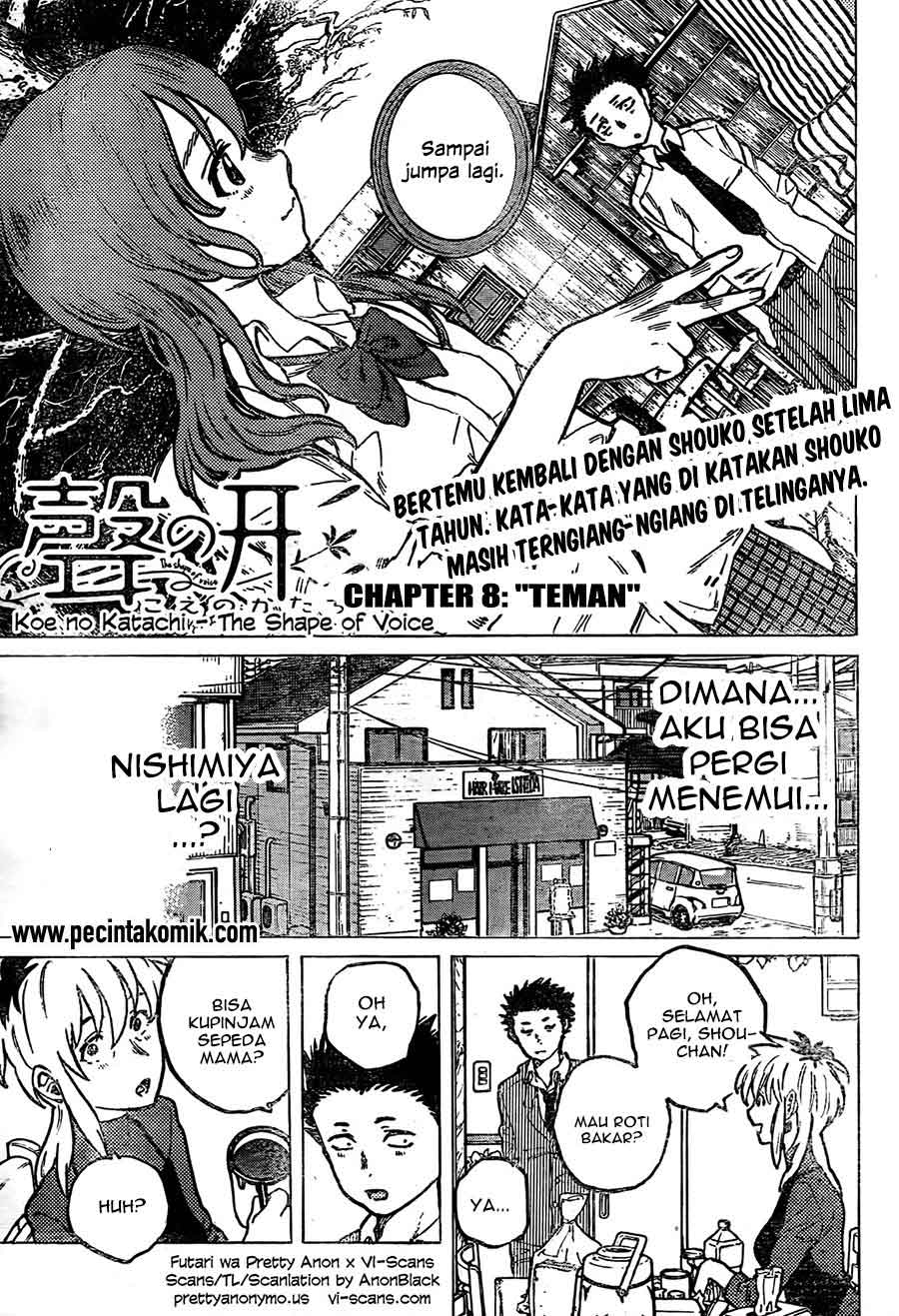 Koe no Katachi Bab 08 halaman 2