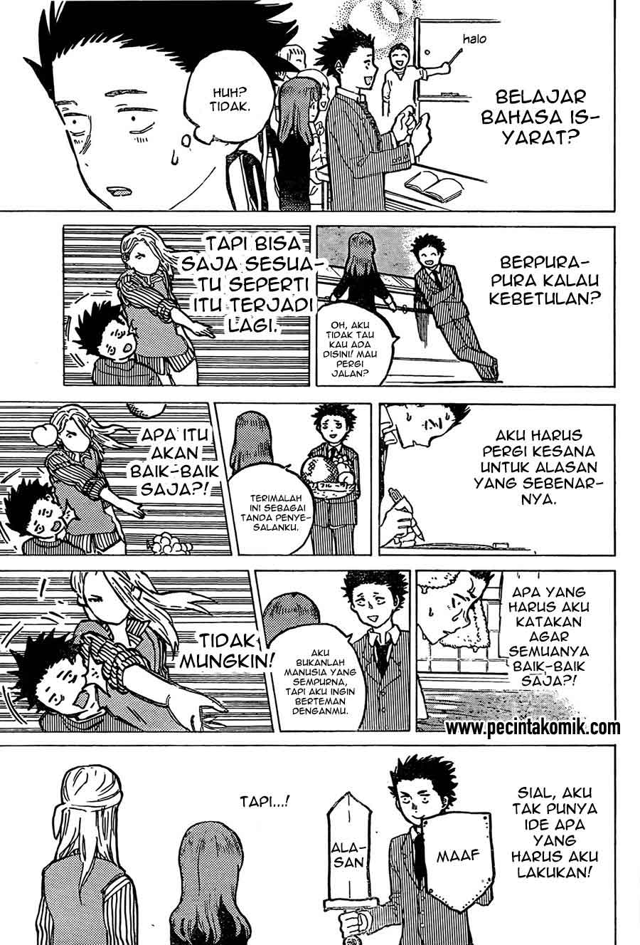 Koe no Katachi Bab 08 halaman 6