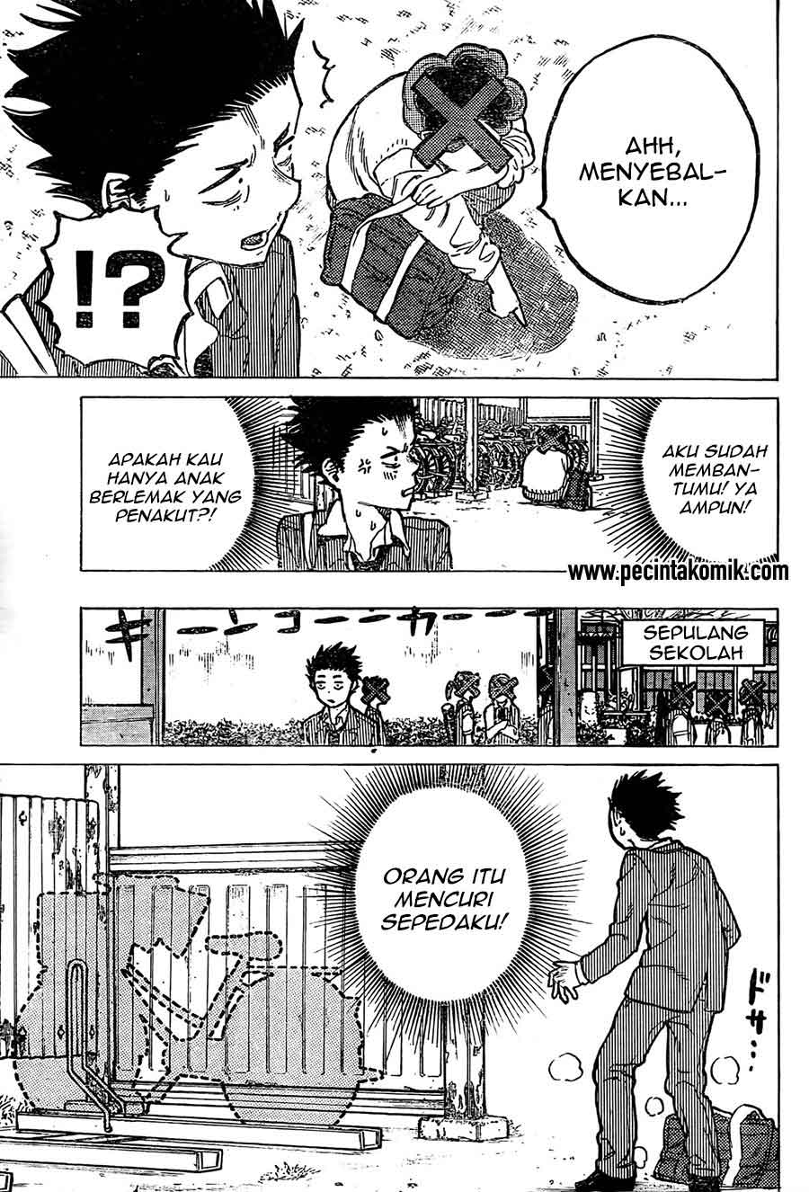 Koe no Katachi Bab 08 halaman 10