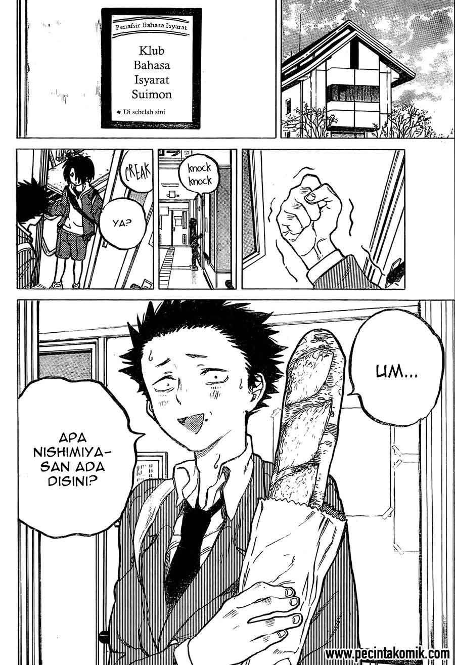 Koe no Katachi Bab 08 halaman 13