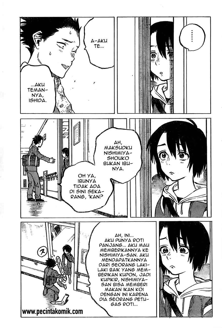 Koe no Katachi Bab 08 halaman 14