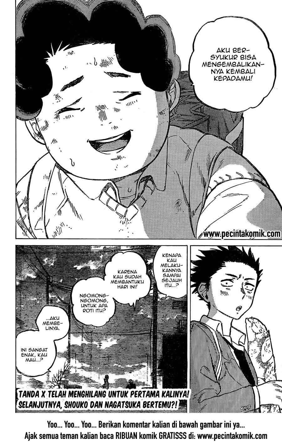 Koe no Katachi Bab 08 halaman 21