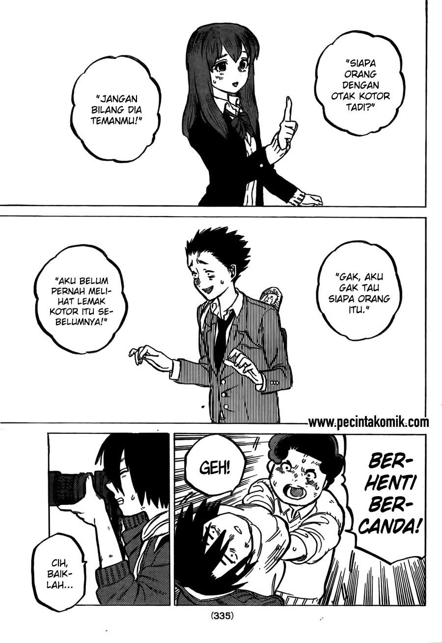Koe no Katachi Bab 09 halaman 16
