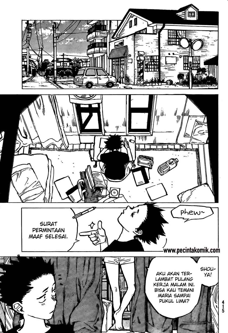 Koe no Katachi Bab 12 halaman 8