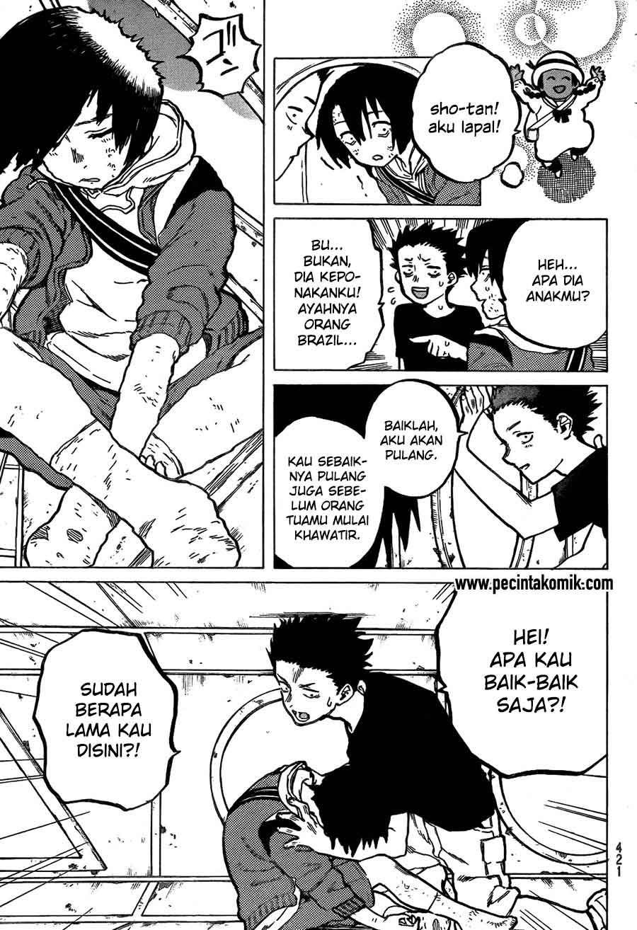 Koe no Katachi Bab 12 halaman 14