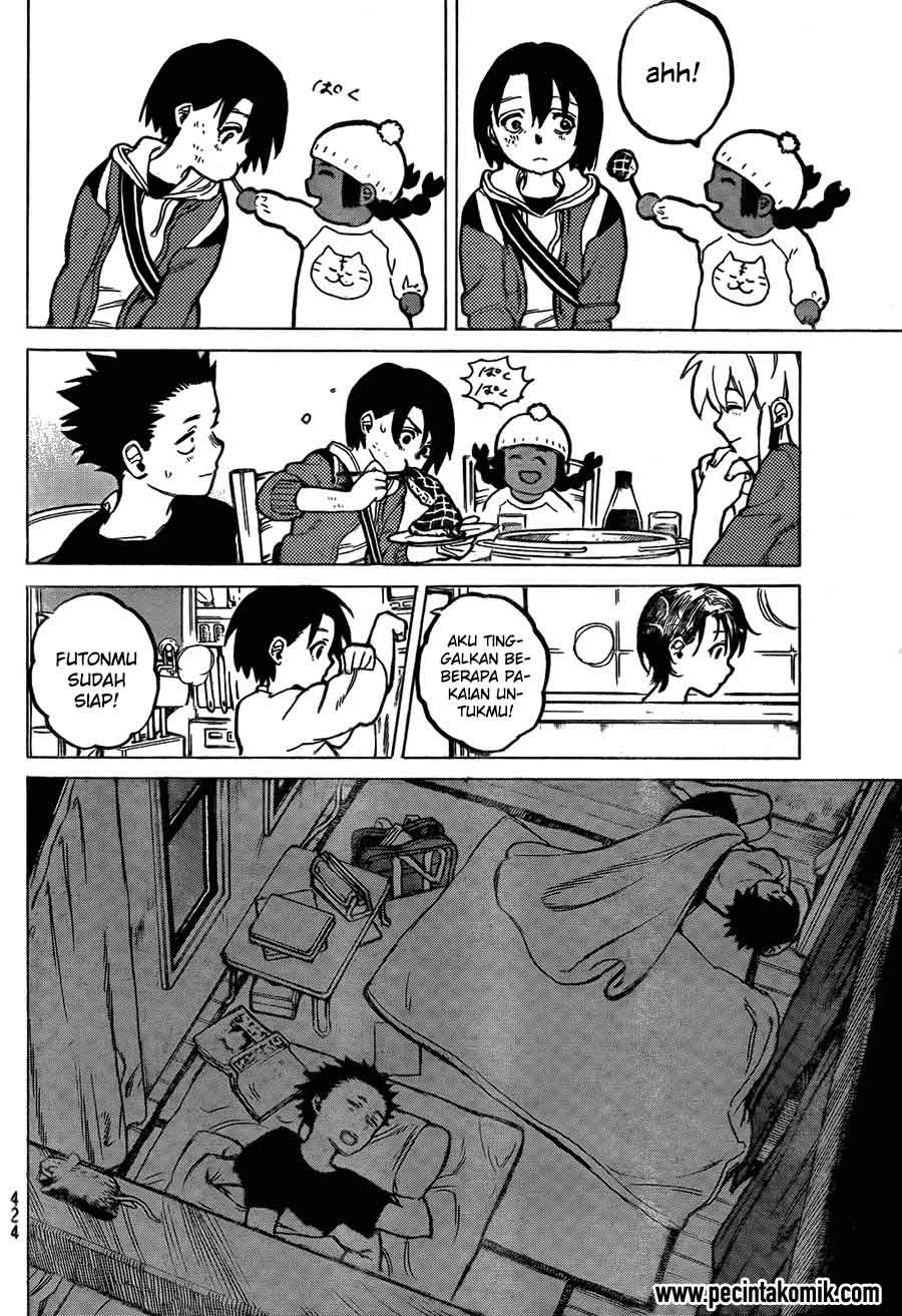 Koe no Katachi Bab 12 halaman 17