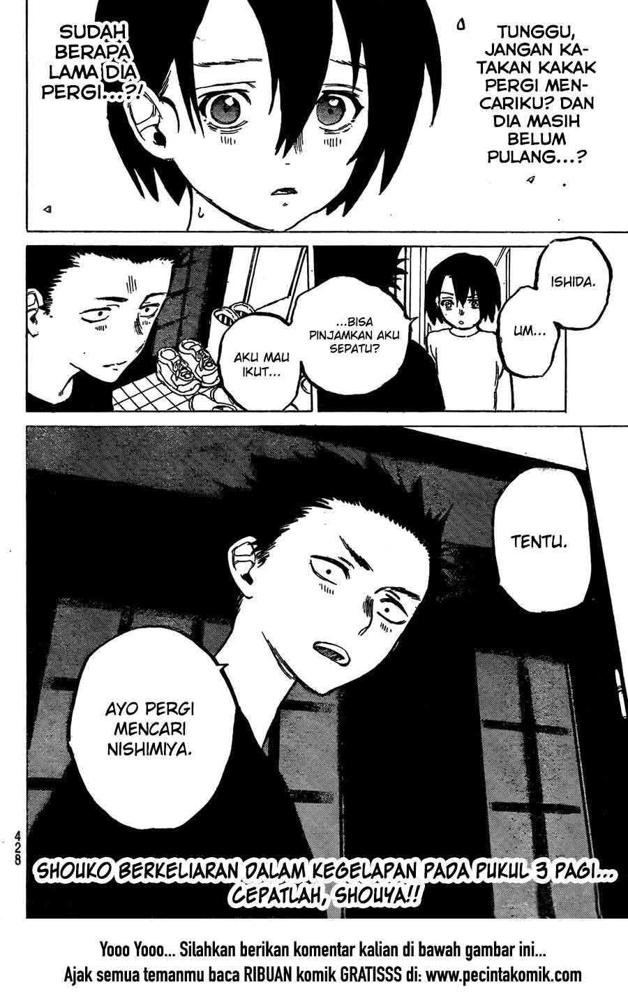 Koe no Katachi Bab 12 halaman 21