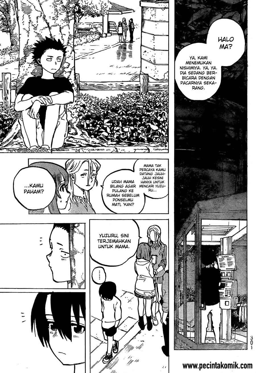 Koe no Katachi Bab 13 halaman 14