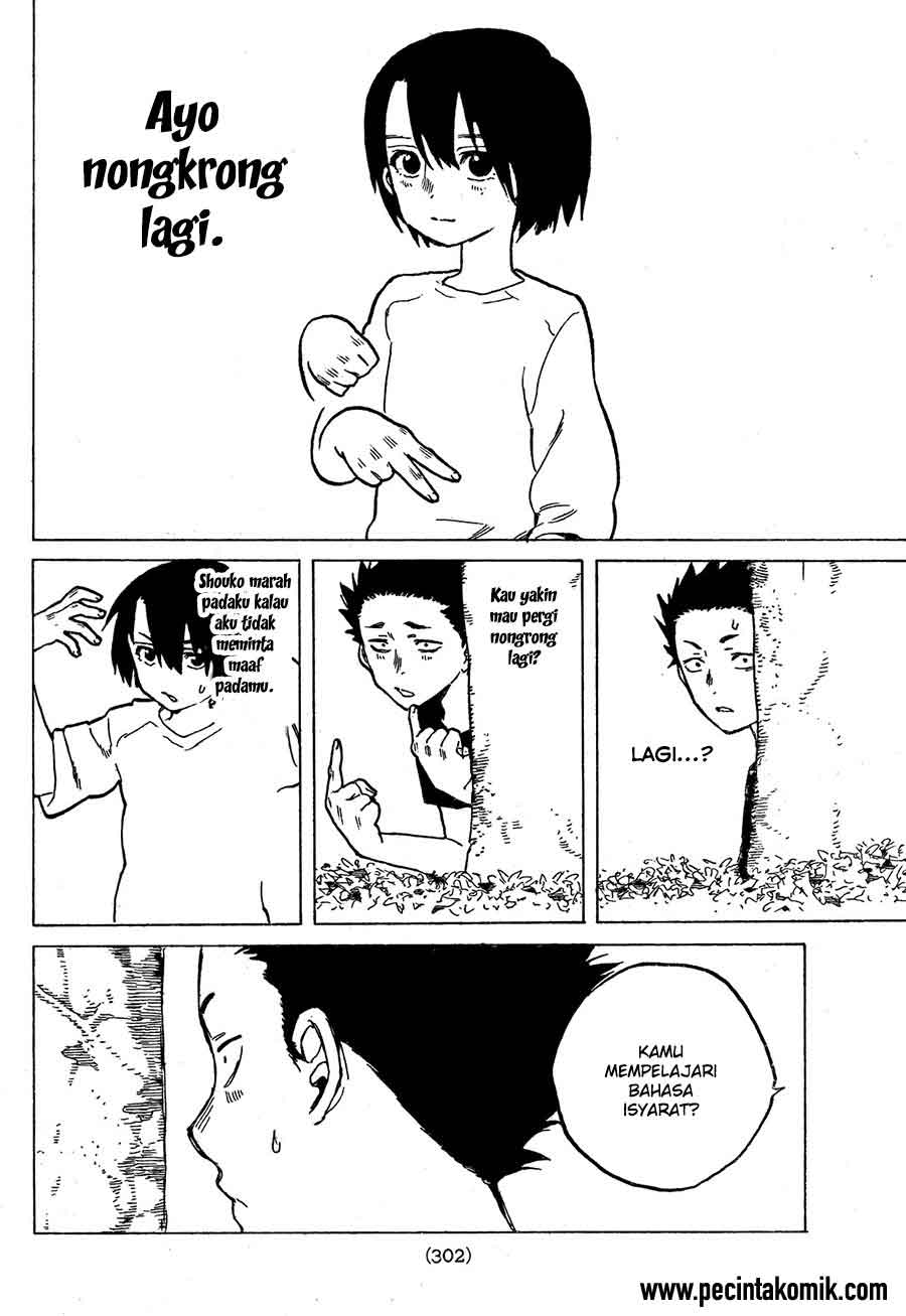 Koe no Katachi Bab 13 halaman 15