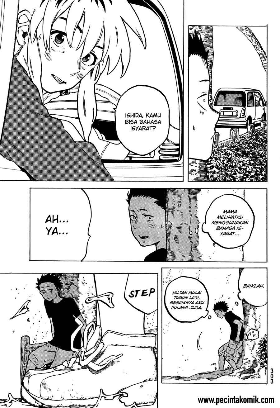 Koe no Katachi Bab 13 halaman 16