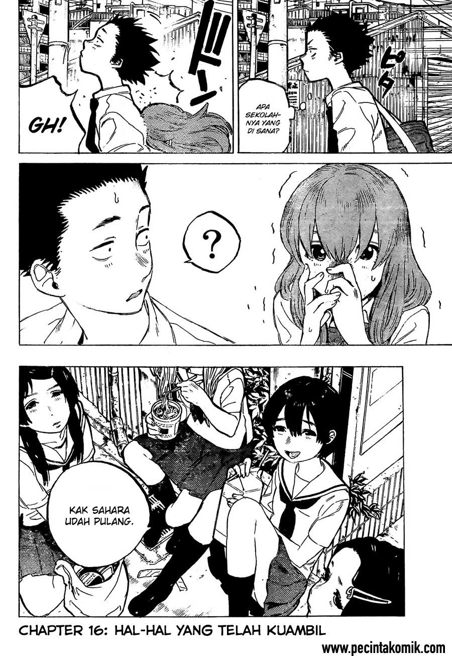 Koe no Katachi Bab 16 halaman 3