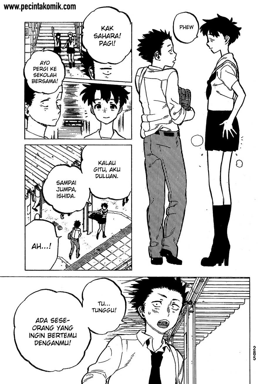 Koe no Katachi Bab 16 halaman 14